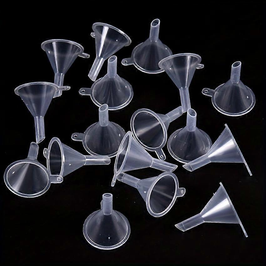 10 precision mini funnels for lab bottles essential oils perfumes flavours sand painting and powders