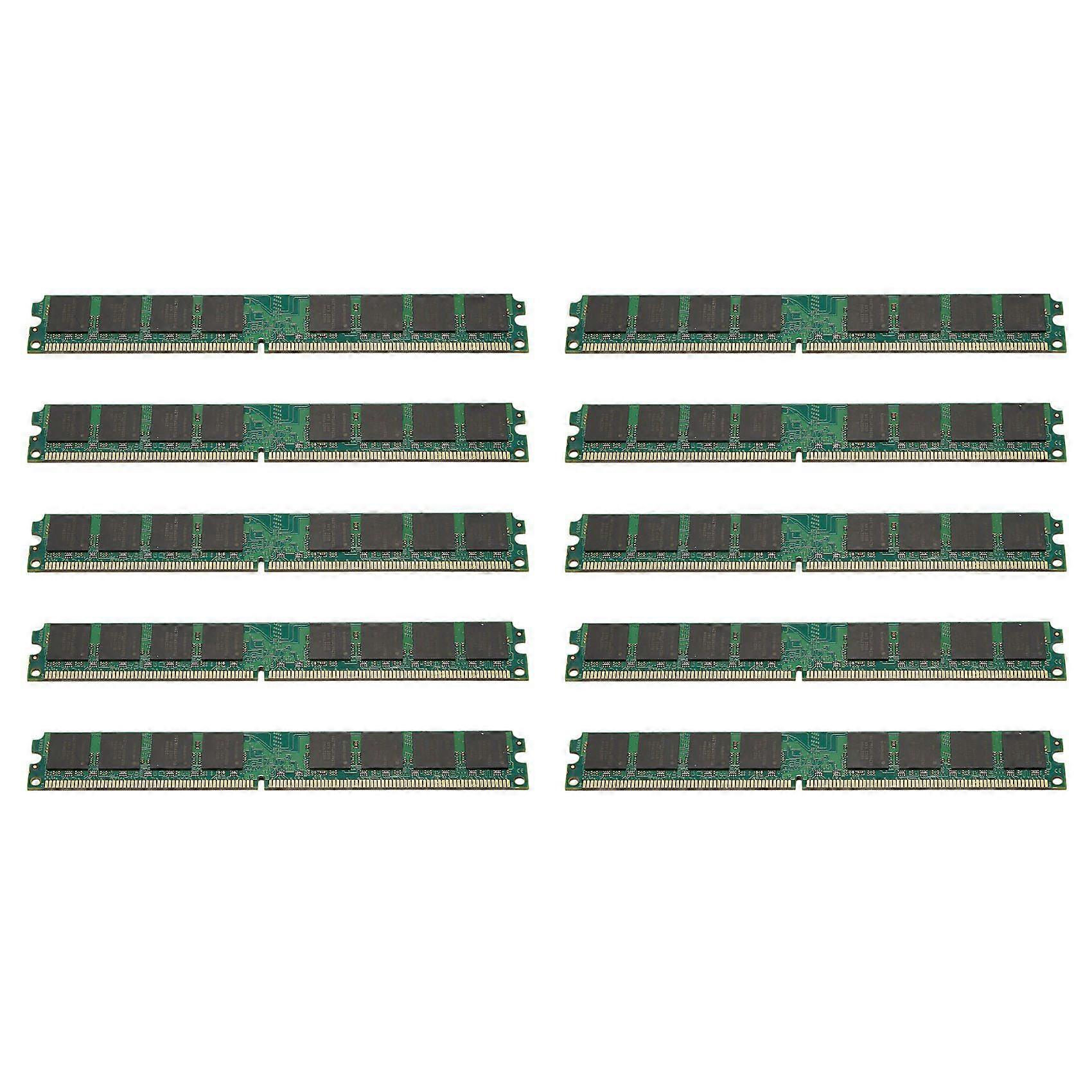 10X 2GB DDR2 RAM Memory 1.8V 800Mhz PC2 6400 PC Ram Memoria for Intel Desktop Memory DIMM 240Pins