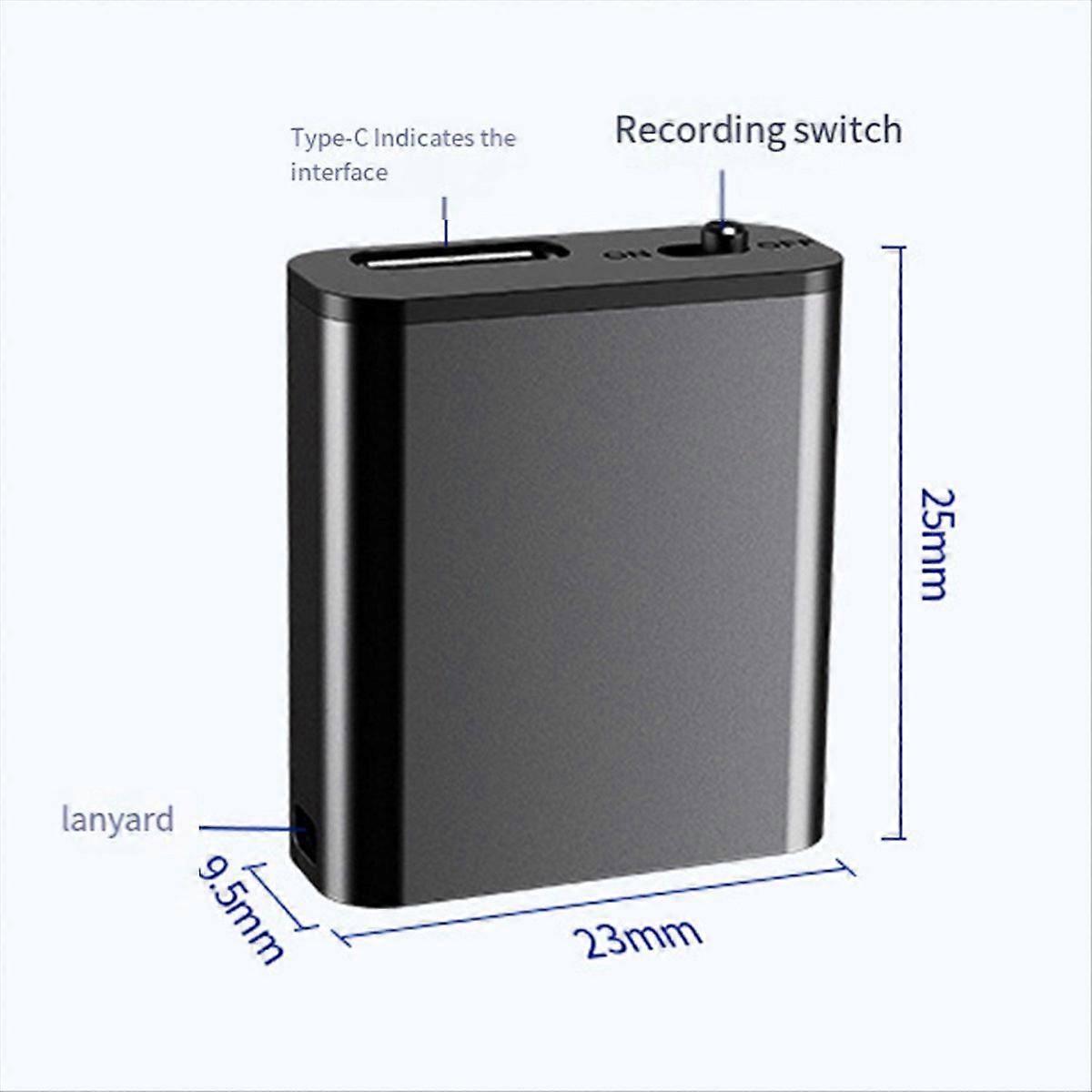Voice Activated Recorder 0.25cm 8GB Digital Audio Recording Device