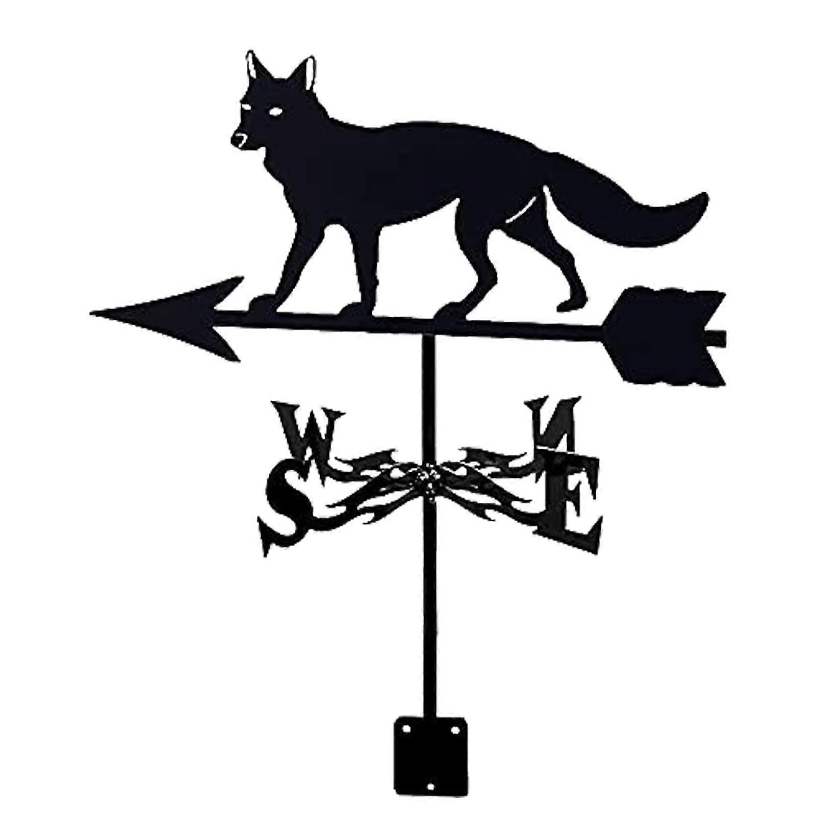 Metal Weather Vane with RustProof Finish, Accurate Wind Direction, Roof and Garden Decorative Use