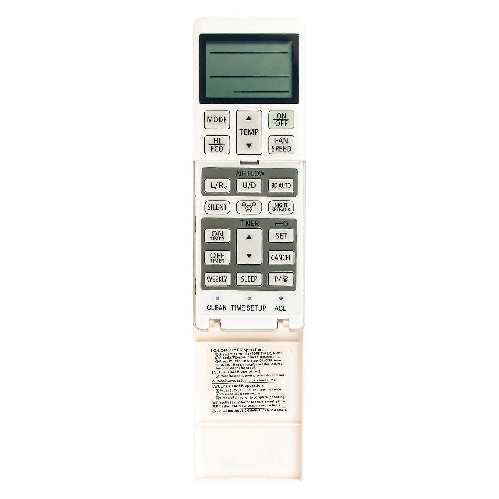 AC Remote Control RLA502A700B Replacement for Mitsubishi RF35ZMXAS No Programming Needed Durable