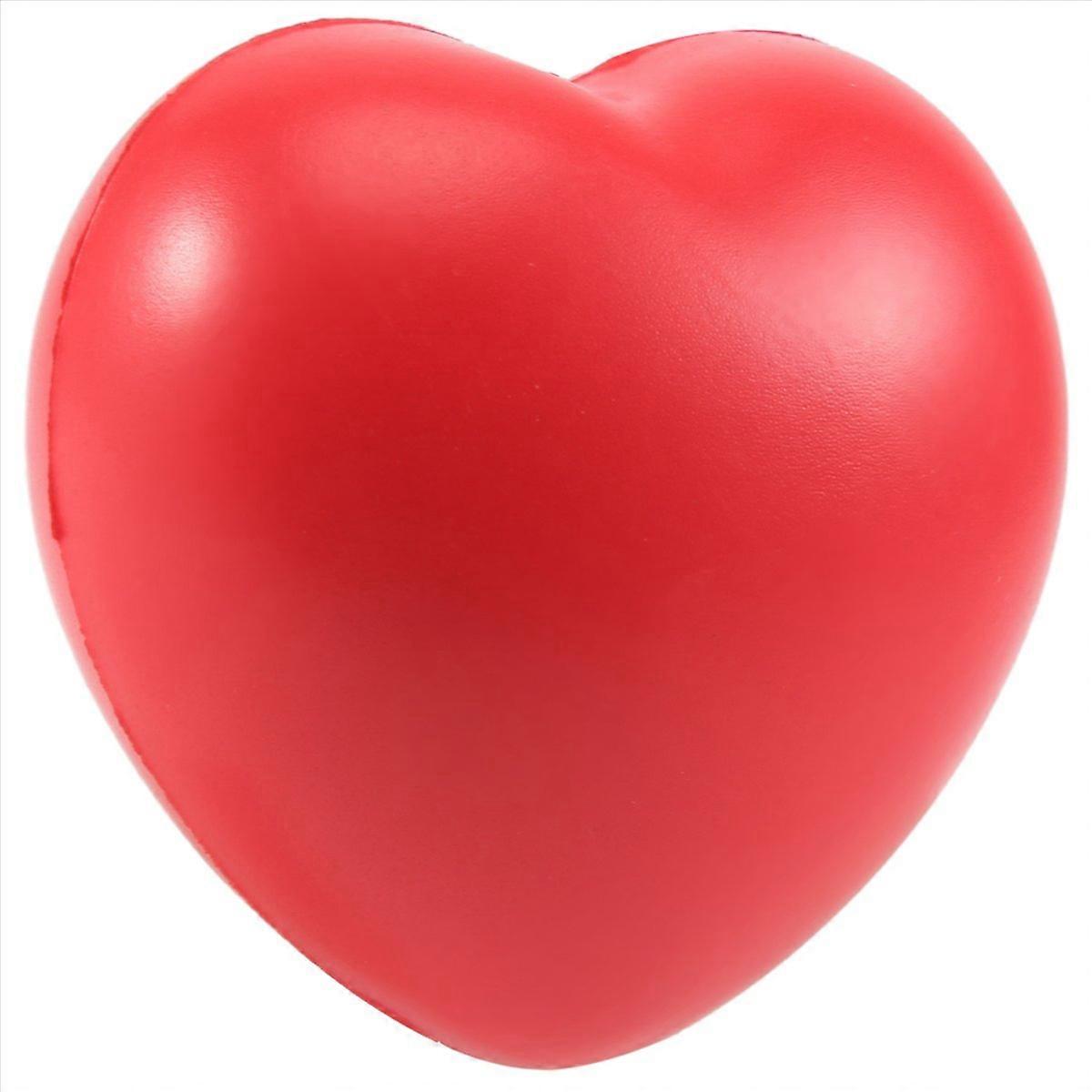 Heart Stress Reliever Ball Red