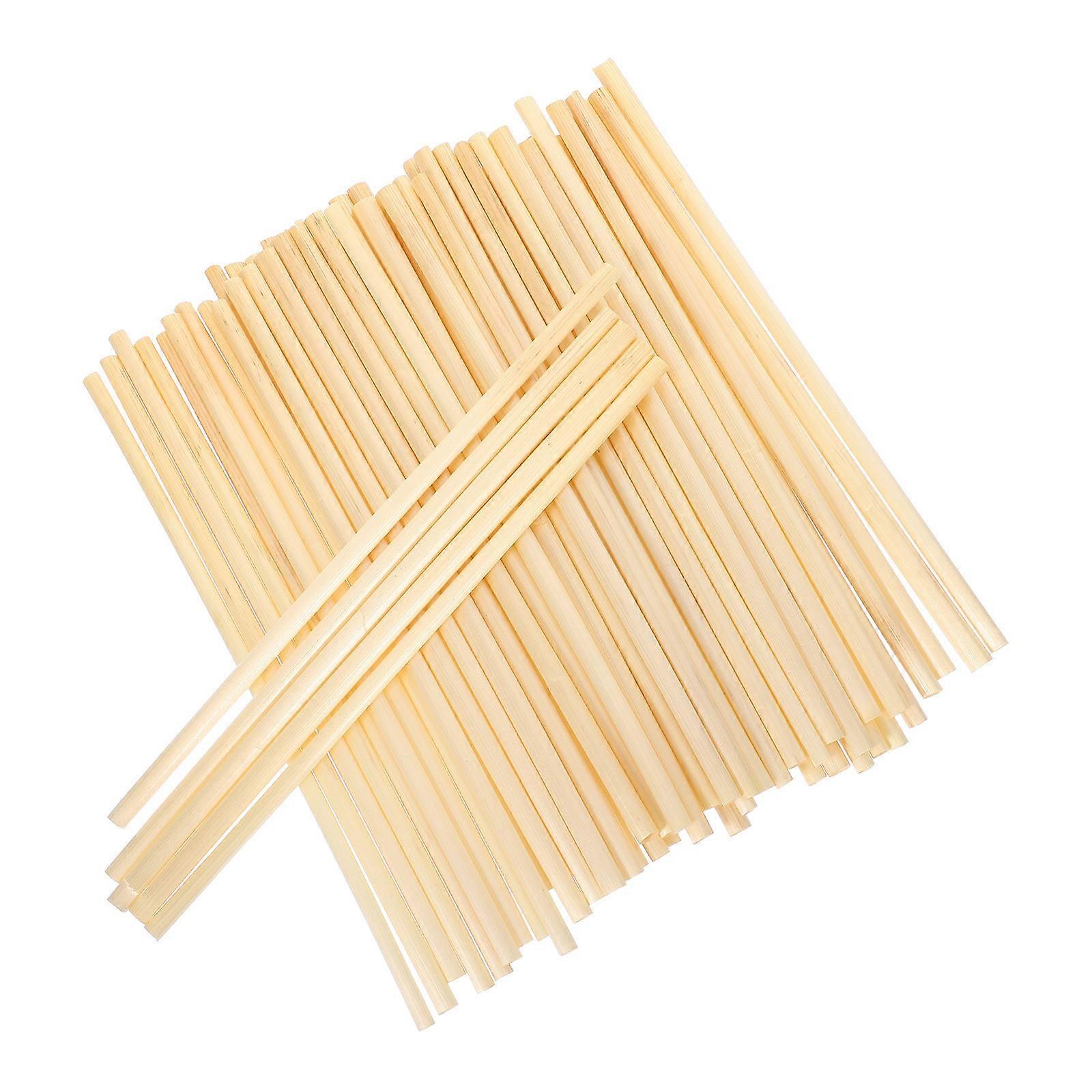 Beige Natural Wheat Straw Bee Tubes Replacement for Beekeeping DIY Projects Storage 100pcs