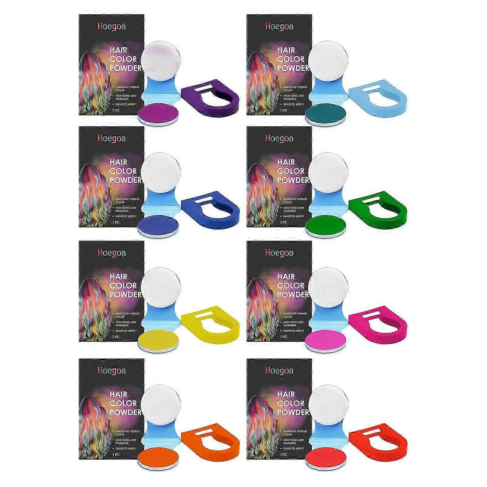 Instant Natural Hair Color Powder - Easy, Temporary, Shine & Coverage for Prom & Events