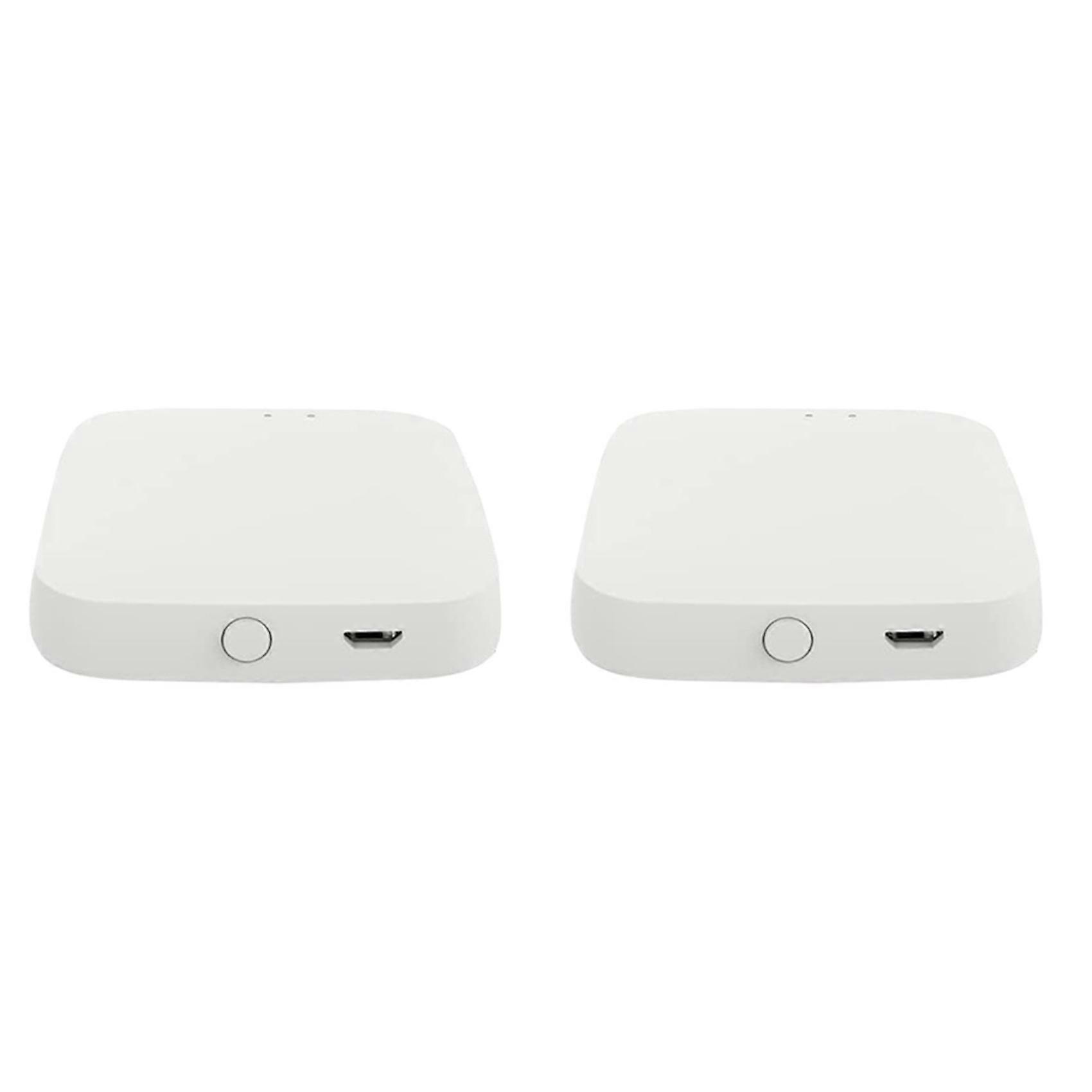2X Tuya Hub Link Fingerbot to Wi-Fi (Support 2.4GHz),IFTTT and Timmer Control,1 Gate Way Can Connect Multiple Fingerbots