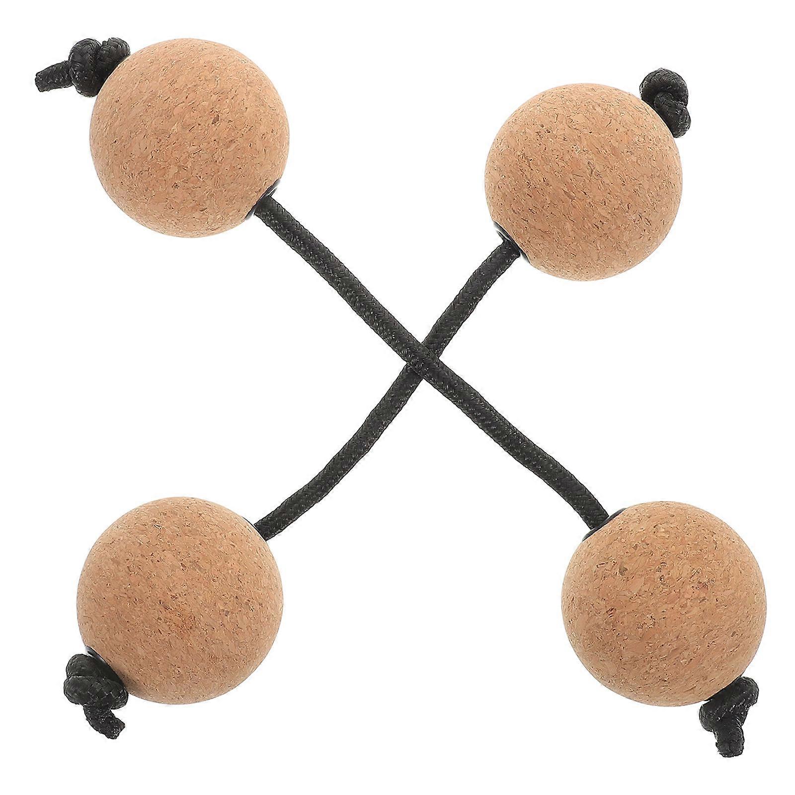 Chocalho de Parede em Plástico com Bolas Rítmicas para Brincar (2 Pares)