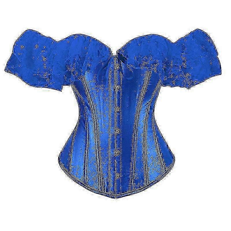 Supportive Retro Corset Top with Front Lace Closure