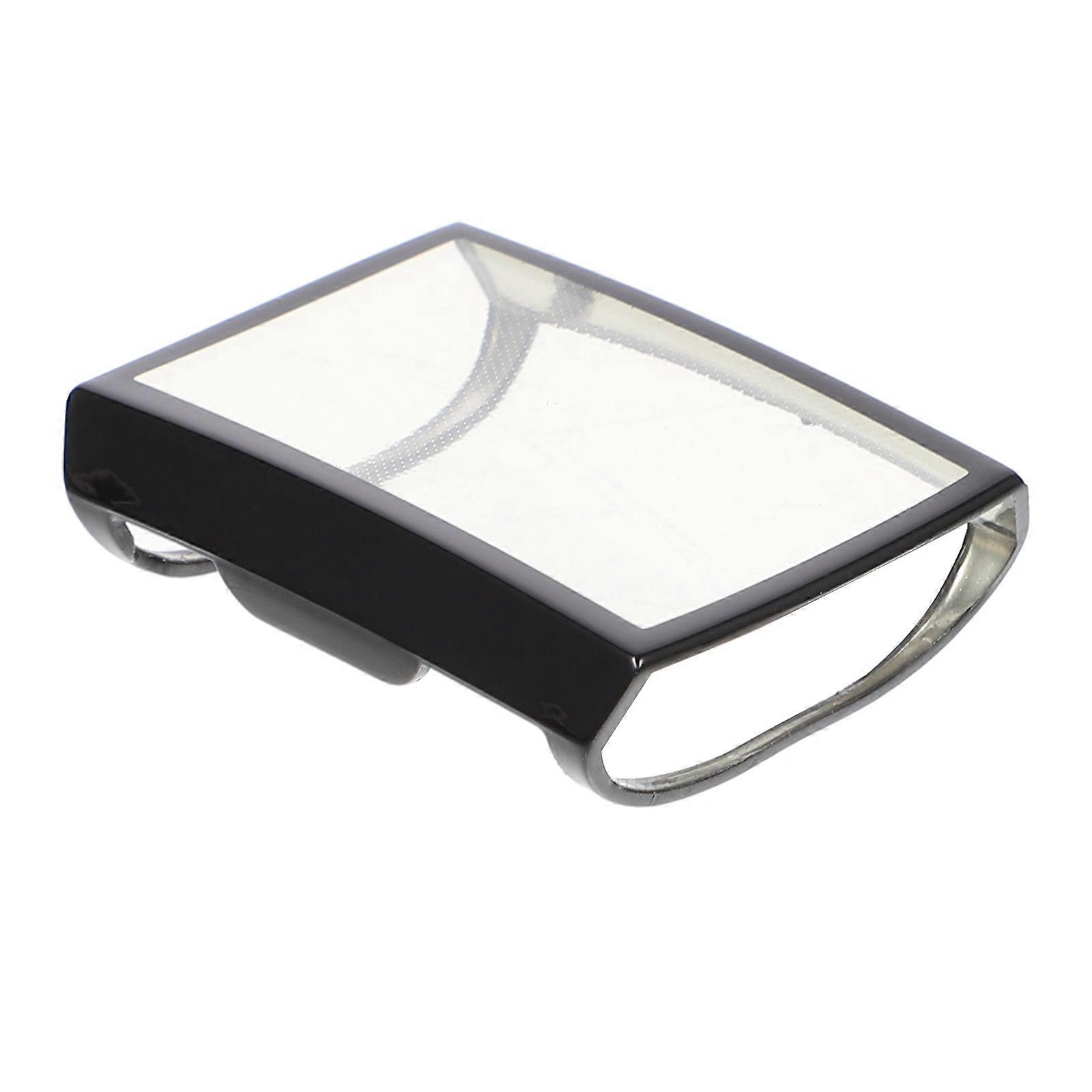 Black Protective Watch Cover Compatible for Fitbit Charge 3 4 2Pcs Set