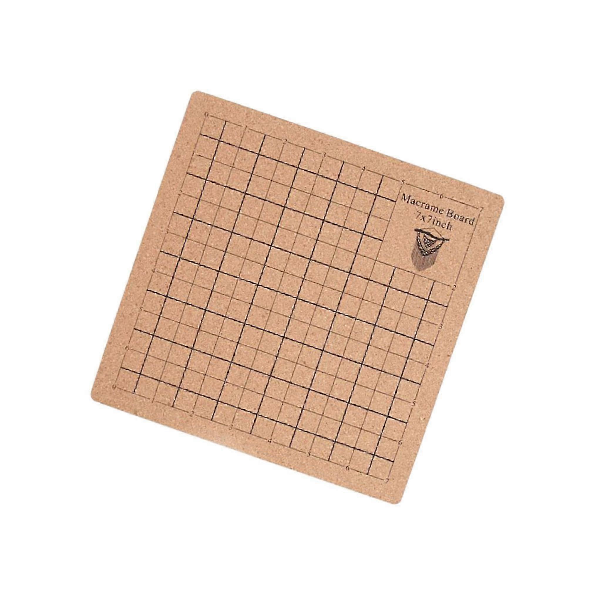 Beadsmith Macrame Board Durable Accs Wood For Knotting String Braiding