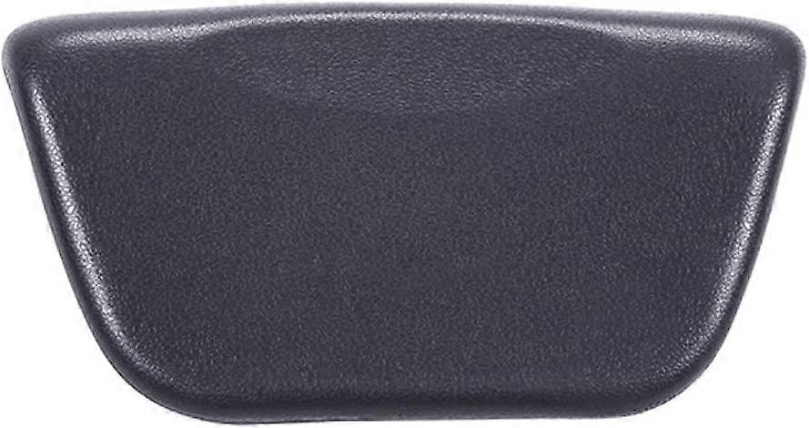 Ergonomic Bath Pillow with NonSlip Suction Cups for Neck and Back Support, Black