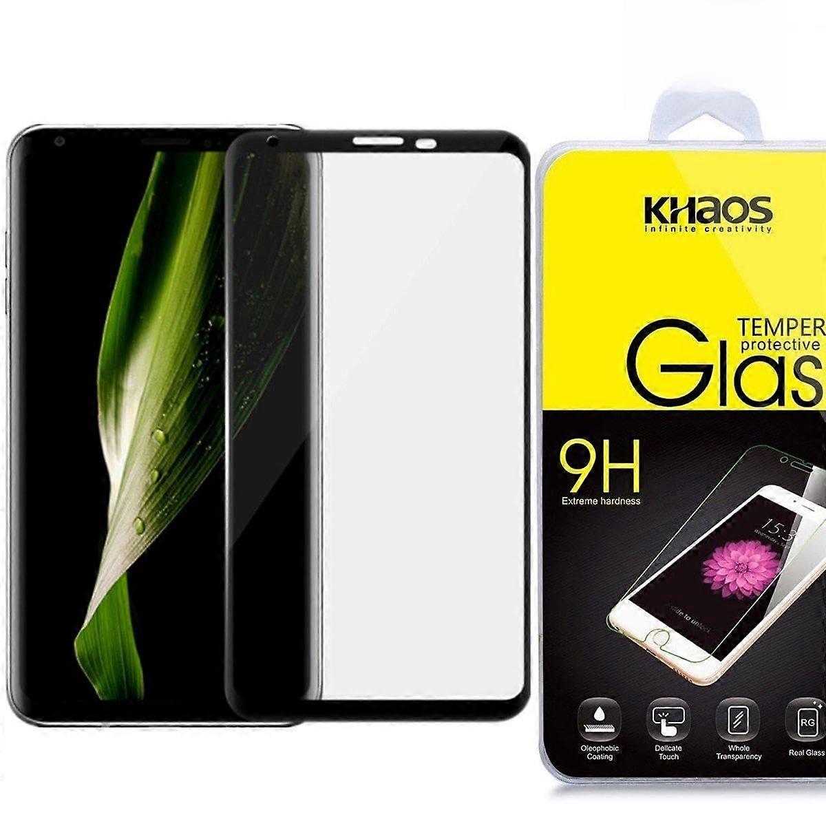 2 Pack Screen Protector Tempered Glass 3D Full Coverage 9H AntiScratch Ultra Clear for LG V30