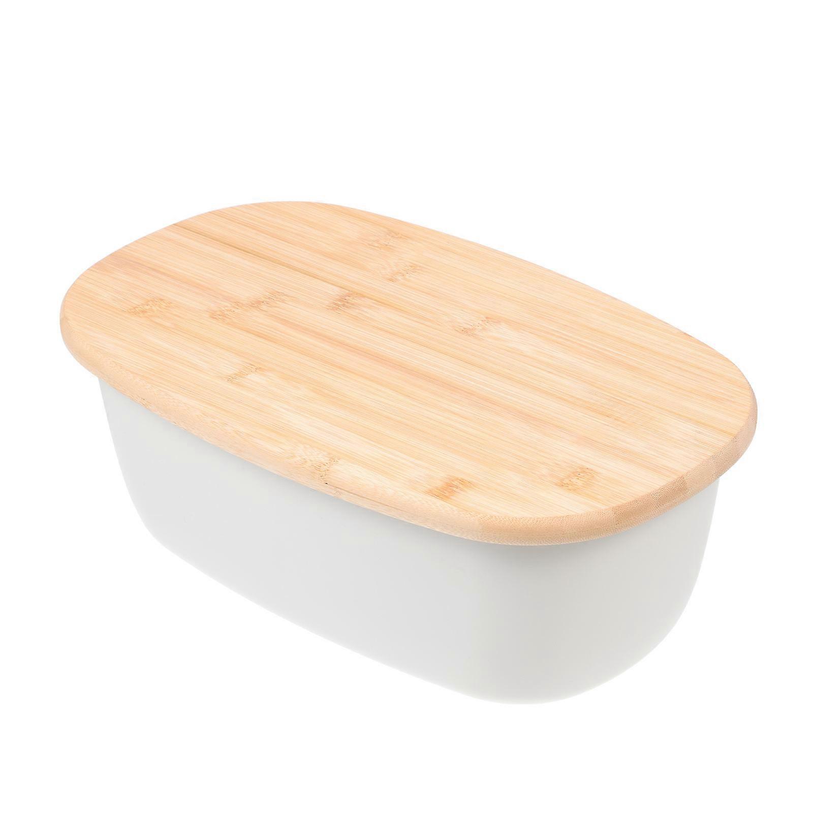 Kitchen Bread Case for Storing Bamboo and PP Material 1 Piece