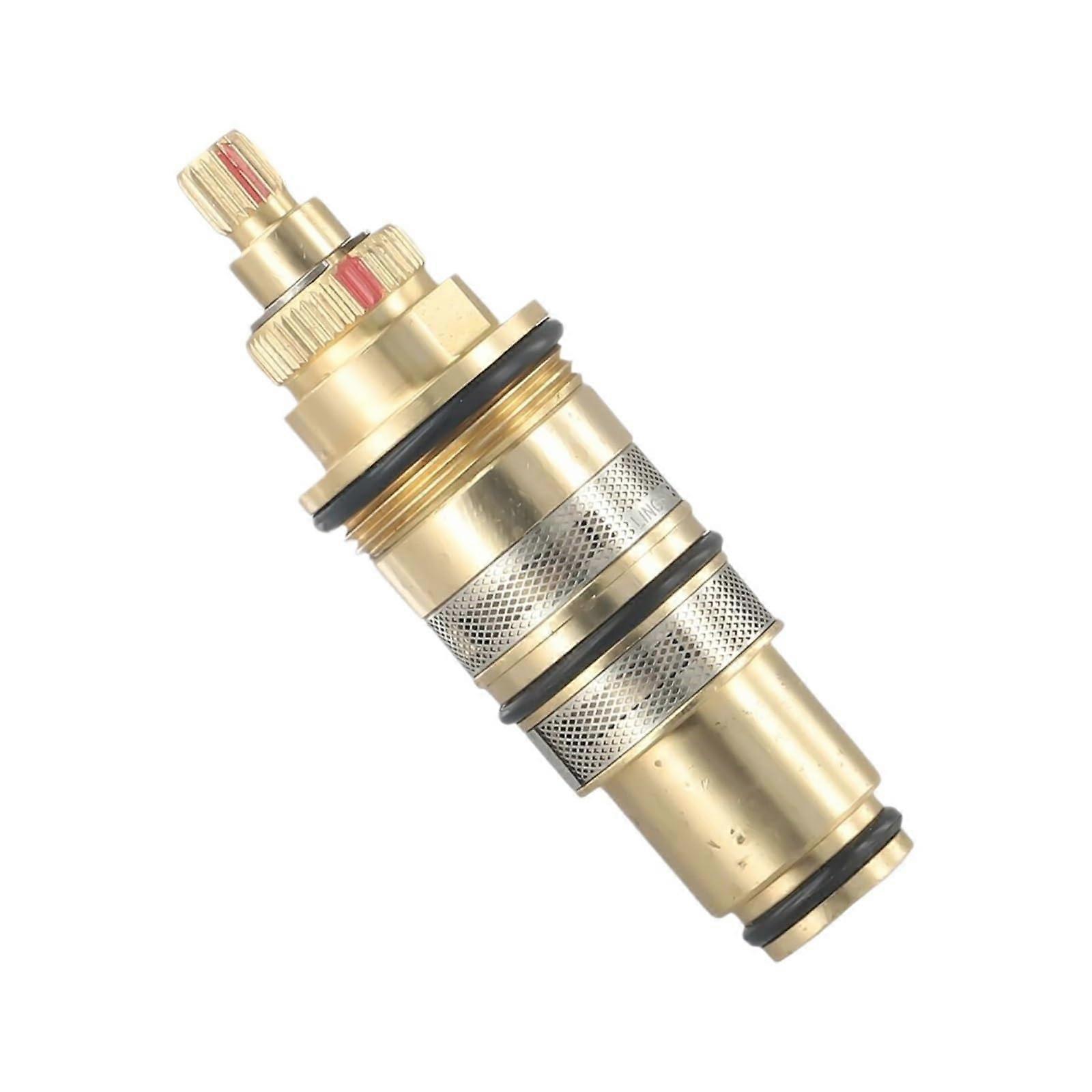Thermostatic Shower Valve Cartridge Brass Copper Mixer Replacement for Precise Temperature Control
