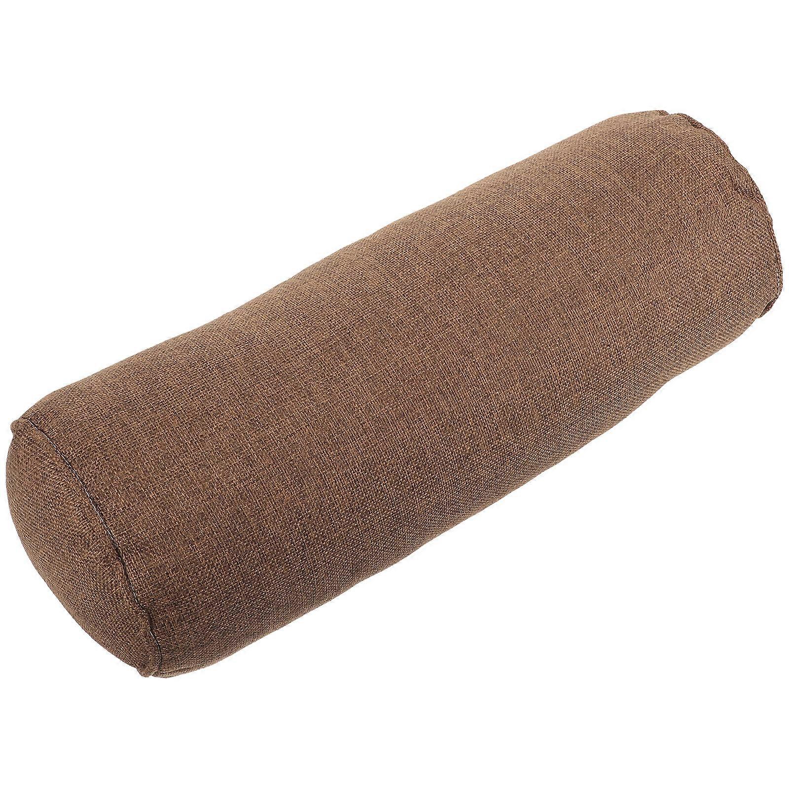 Yoga Throw Pillow Cotton Lumbar Pillow for Beginner Support