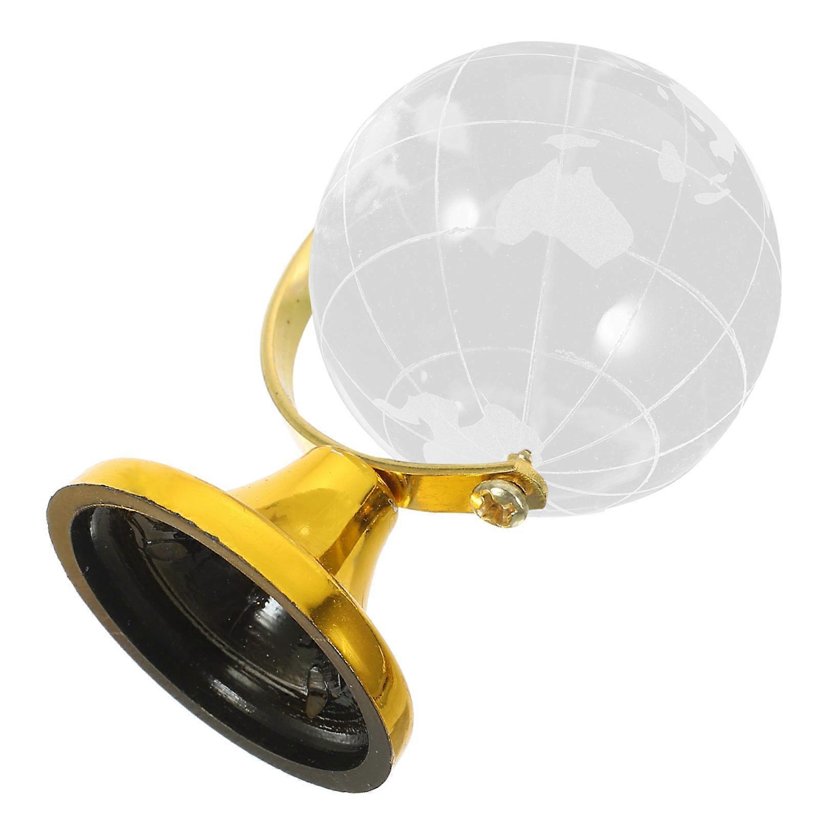 World Map Globe Crystal Globe for Office Decoration