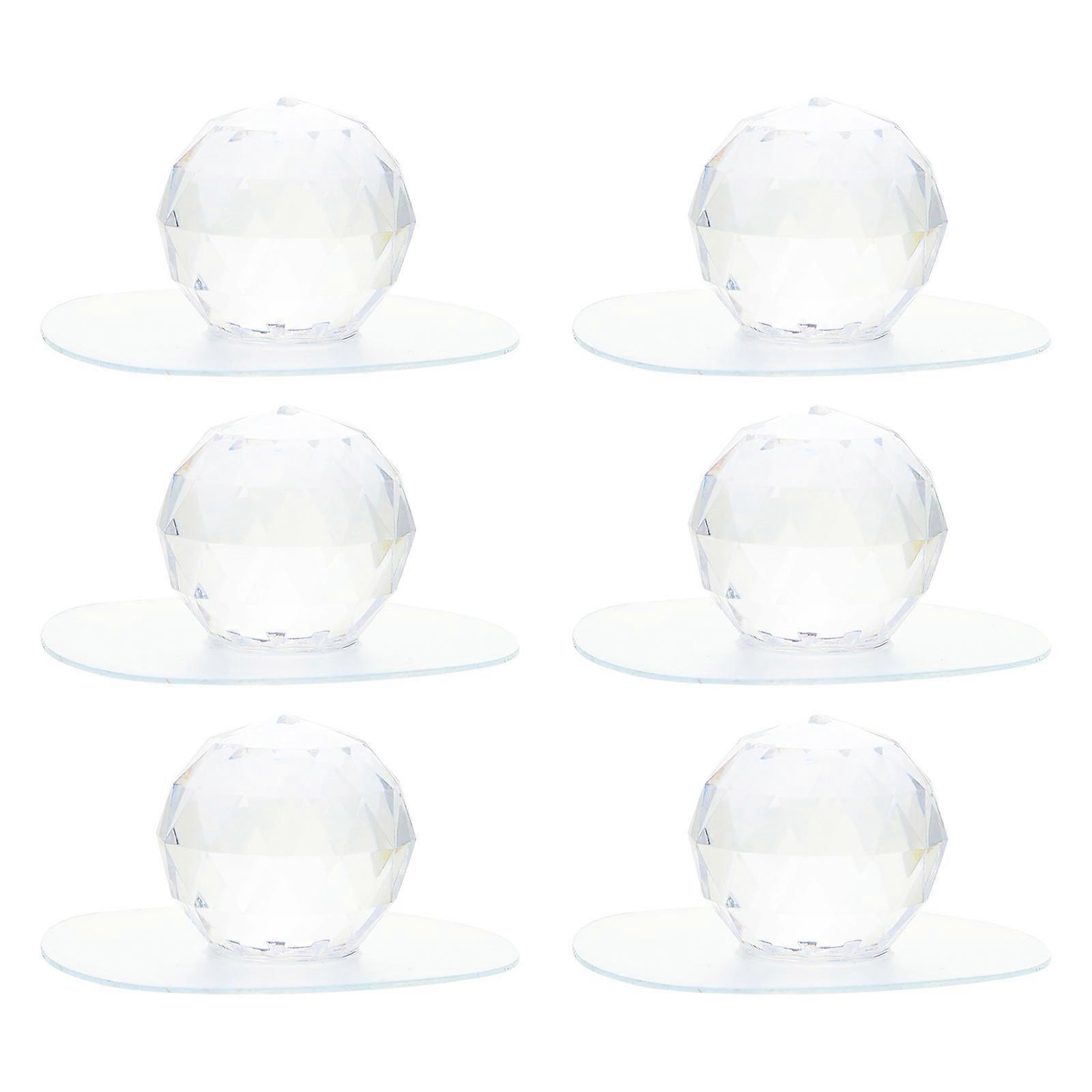 Crystal Knobs Ball Shaped Drawer Handles for Home Use 12Pcs Set