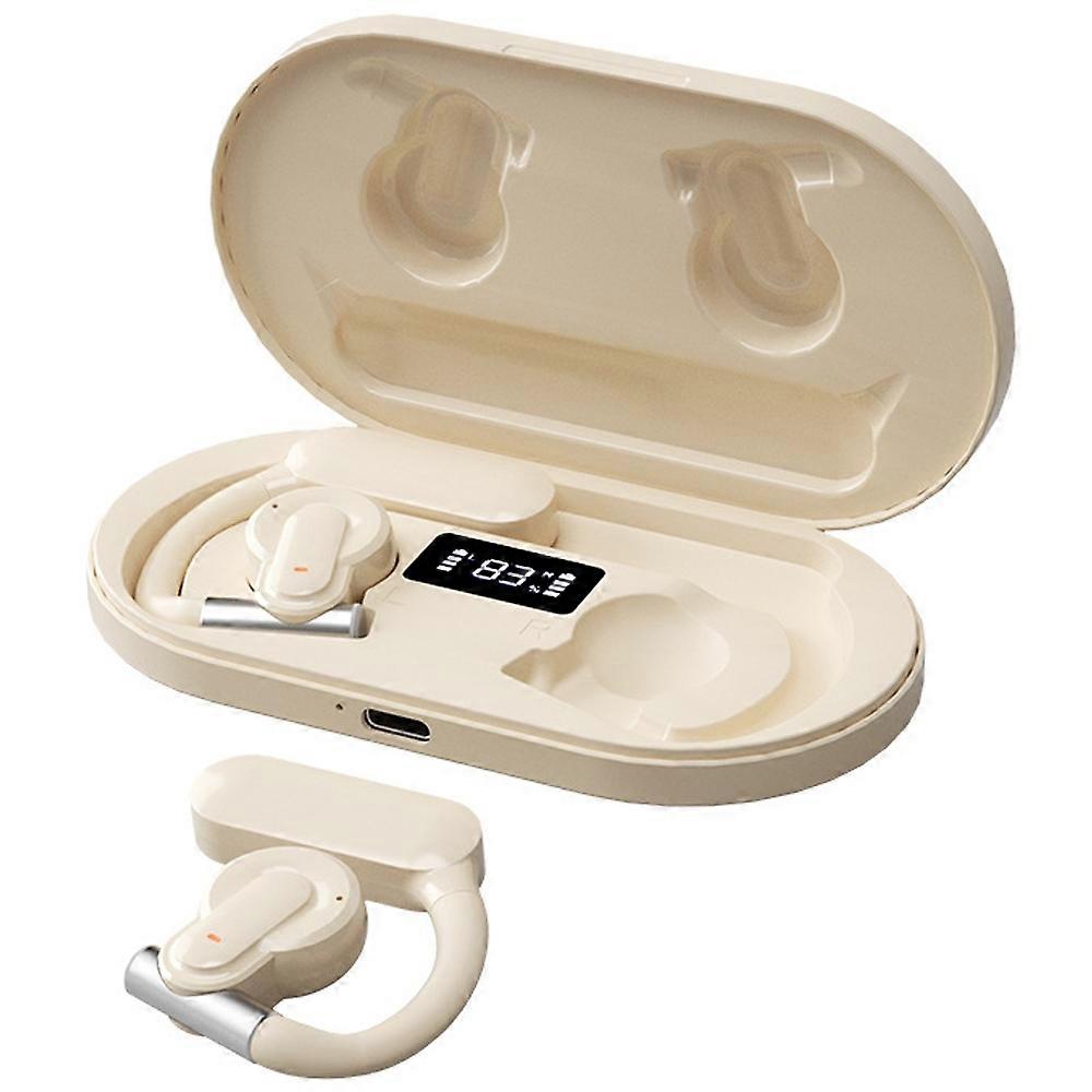 QH-008 Ear Hook Bluetooth-compatible Headset ENC Wireless Headphone Waterproof Earphone