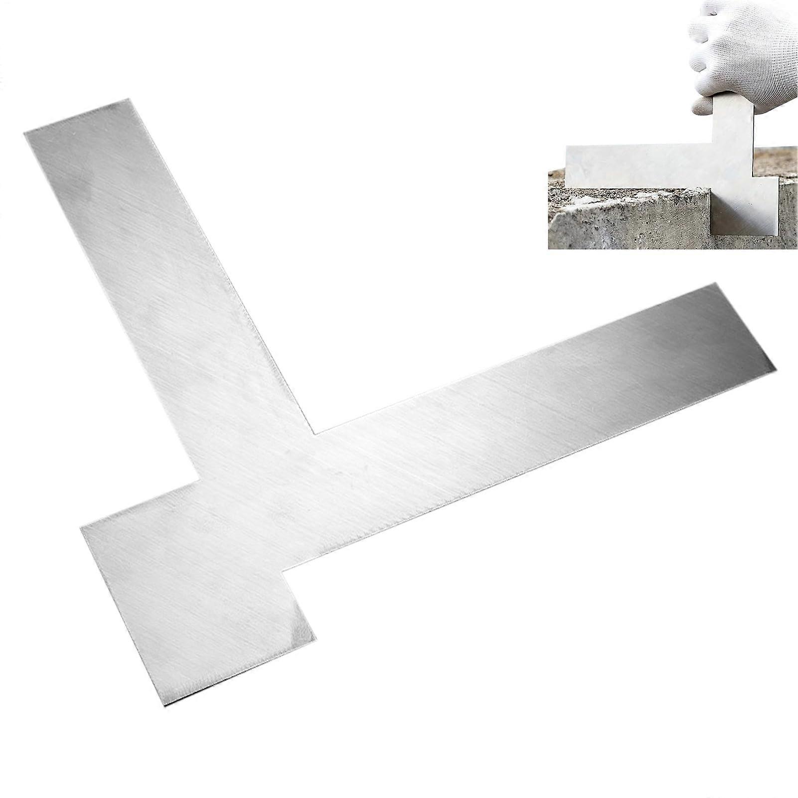 Right Angle Leveling Tool 90 Degree Stainless Steel Corner Leveler with Scraper for Woodworking