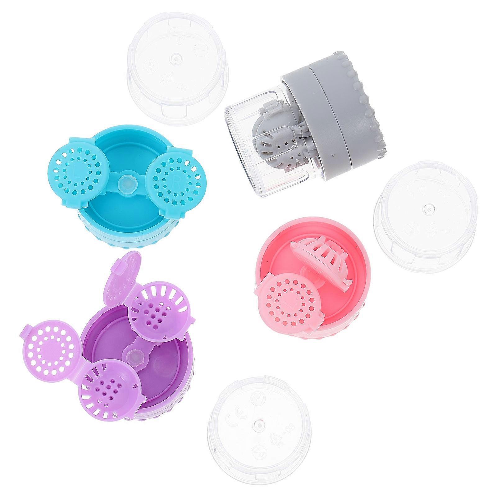 Practical Contacts Lens Cleaning Case for Travel Use 8Pcs