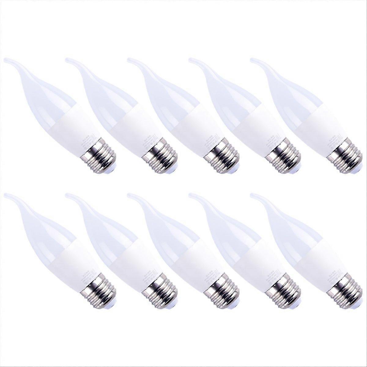 10PCS Pull Tail Light Bulb Set 7W E27 Base Energy Saving Downlight LED Light Indoor Lighting