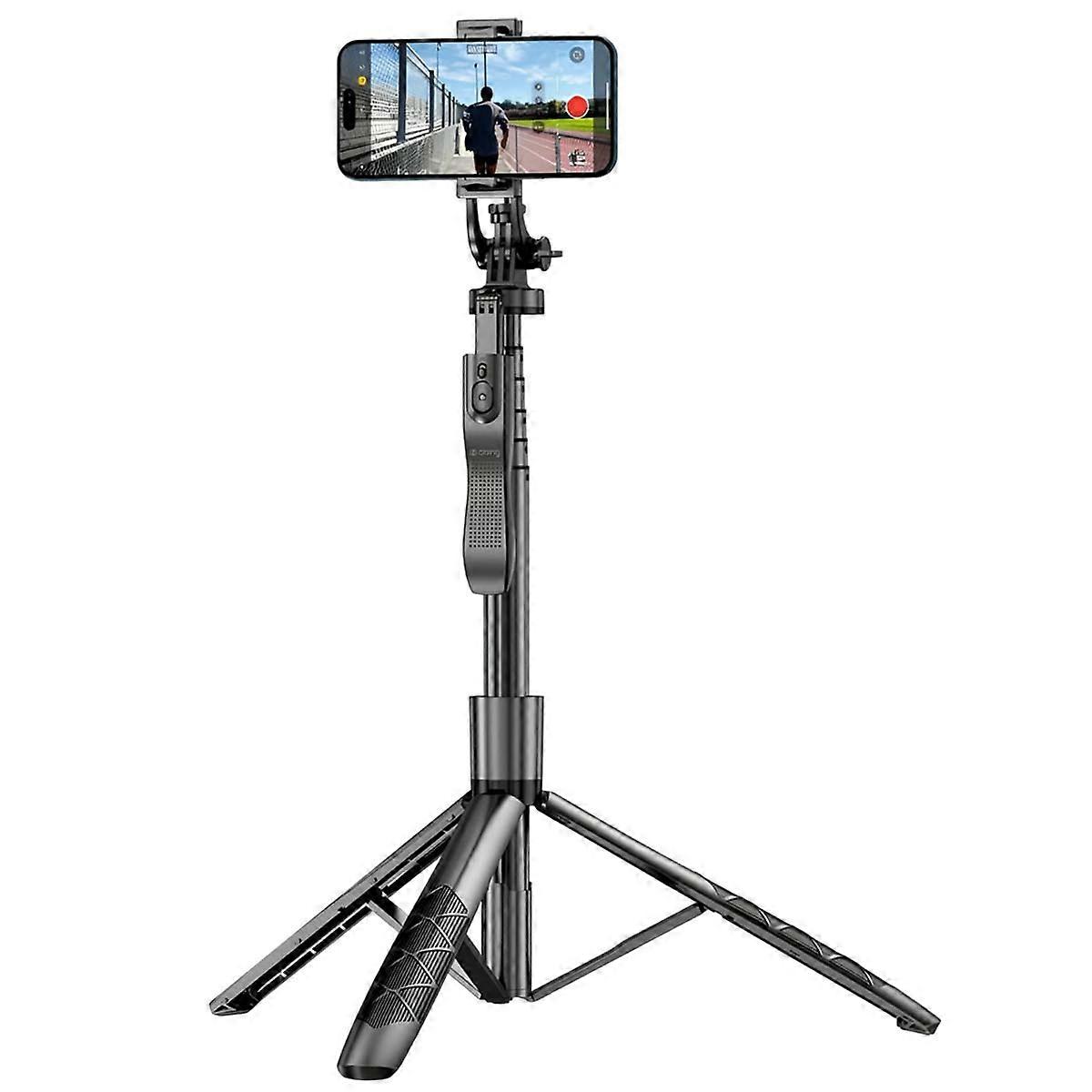 Extendable Selfie Stick Tripod Function Stabilized Model SelfieGo Ultra, Black