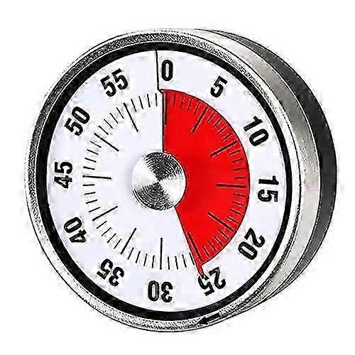 Magnetic Kitchen Timer - 60 Min Countdown Tool for Baking Cooking