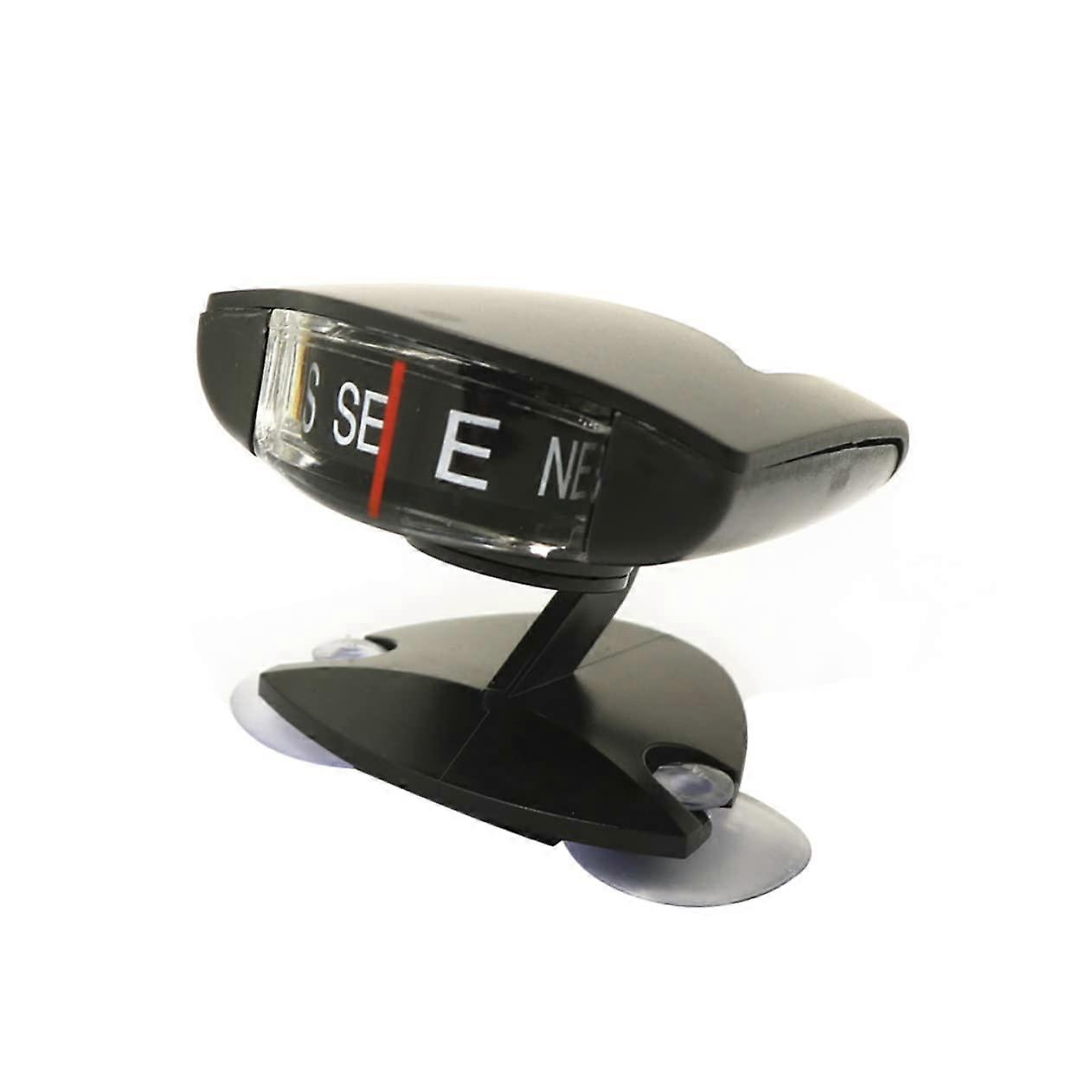 Car Dashboard Compass with Suction Cup and Adhesive Base, Accurate Vehicle Navigation Ball