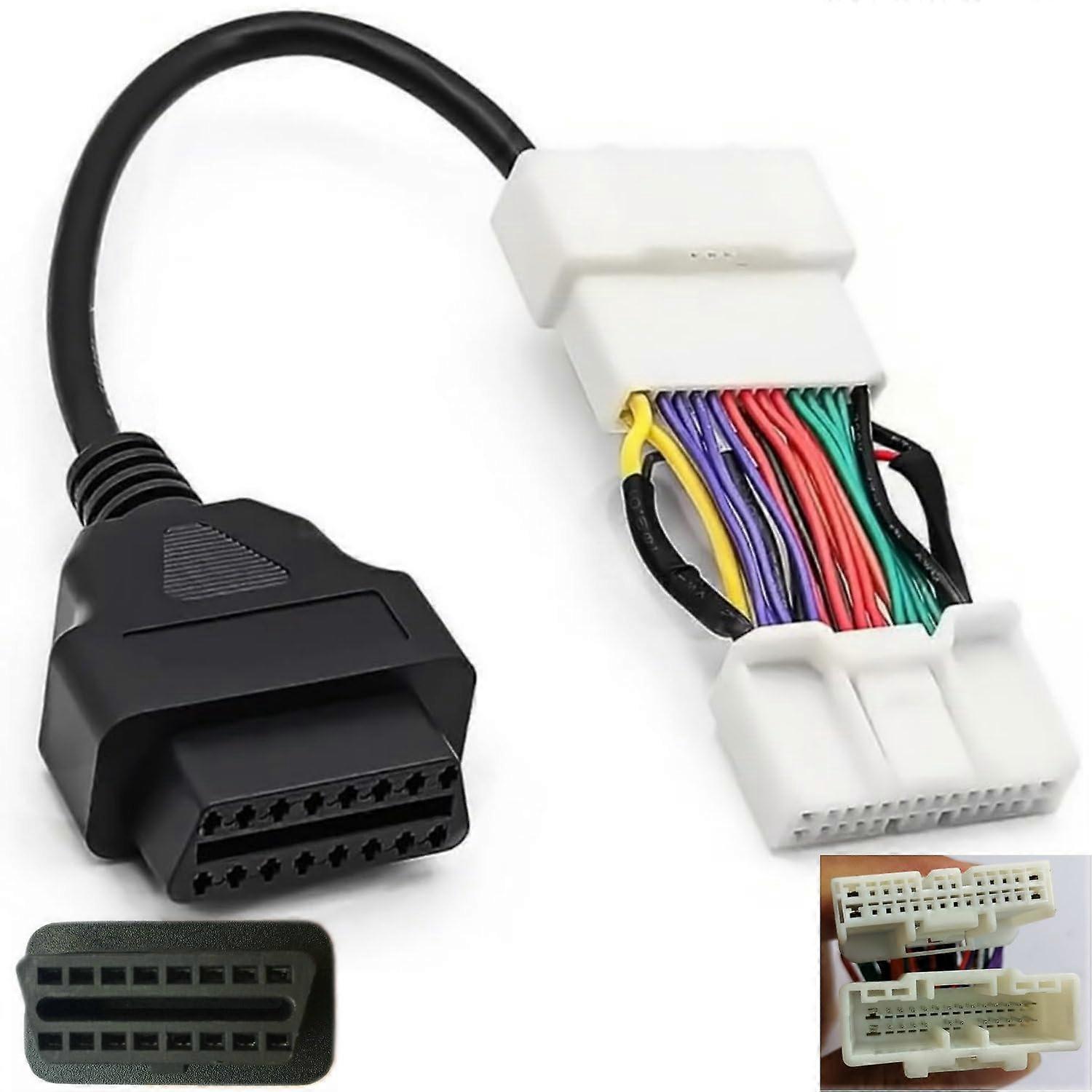 OBD2 Adapter Harness 26Pin CANBUS Diagnostic Cable for Tesla Model 3 Model Y 2019+ Vehicles