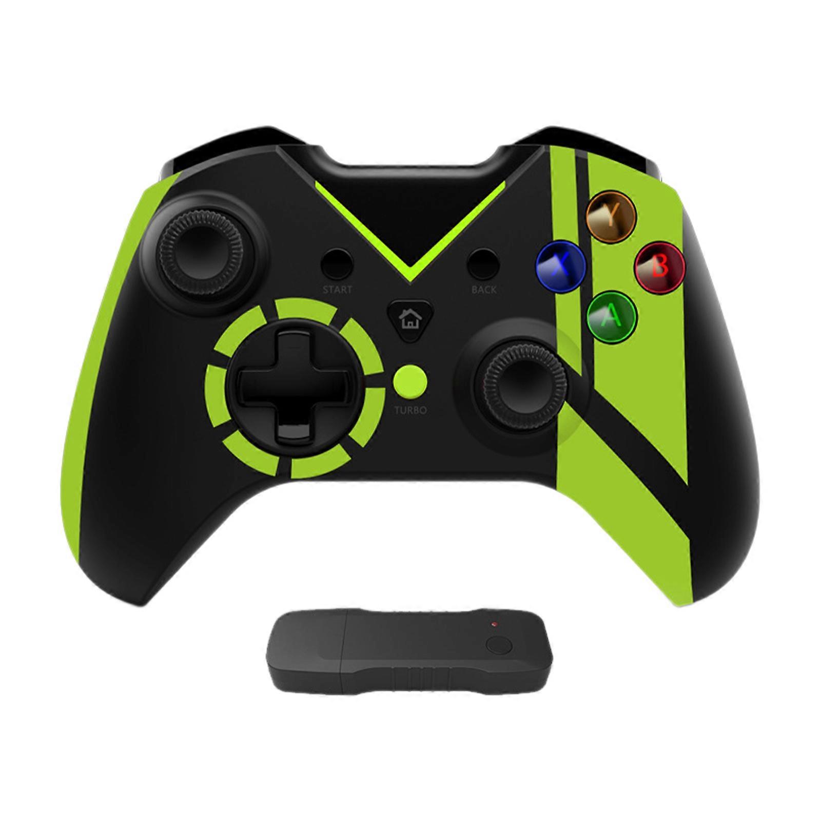 Somatosensory Game Controllers 2.4G Wireless Gamepad Wide Platforms Support Double Vibration  Black B