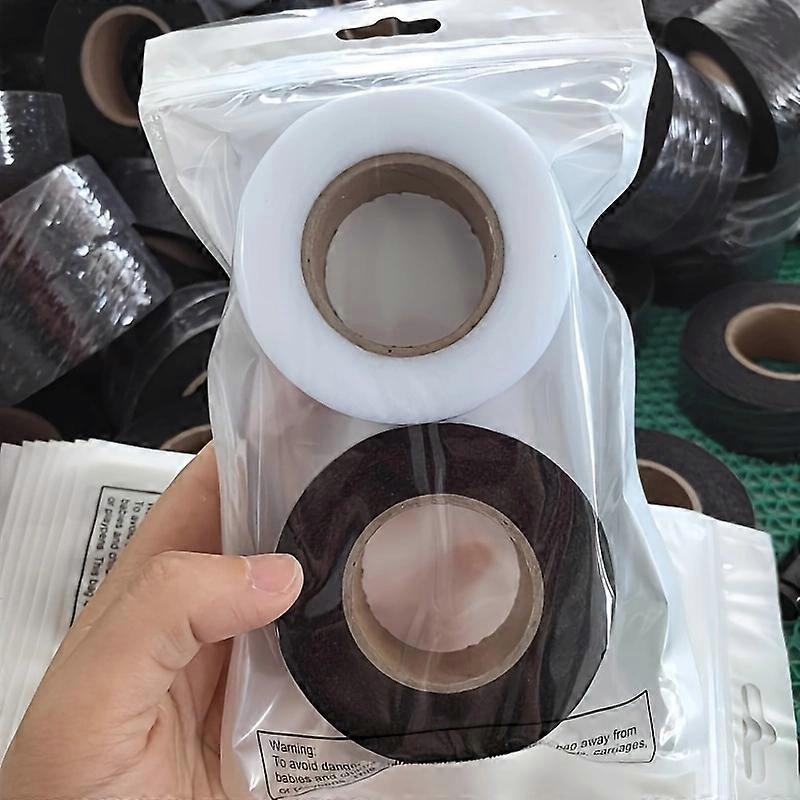 2roll Black White Double-sided Interlining Adhesive Fabric Clothes Iron On Hem Tape Interlining Web DIY Sewing Patchwork Acces