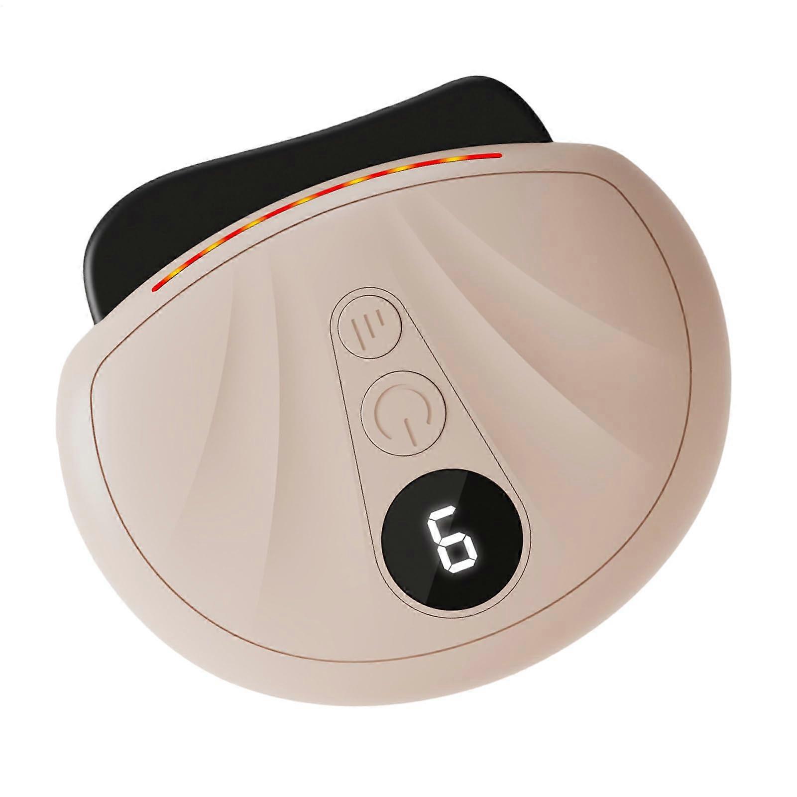 Facial Lifting Device with Microcurrent and Constant Heat Therapy for Enhanced Serum Absorption