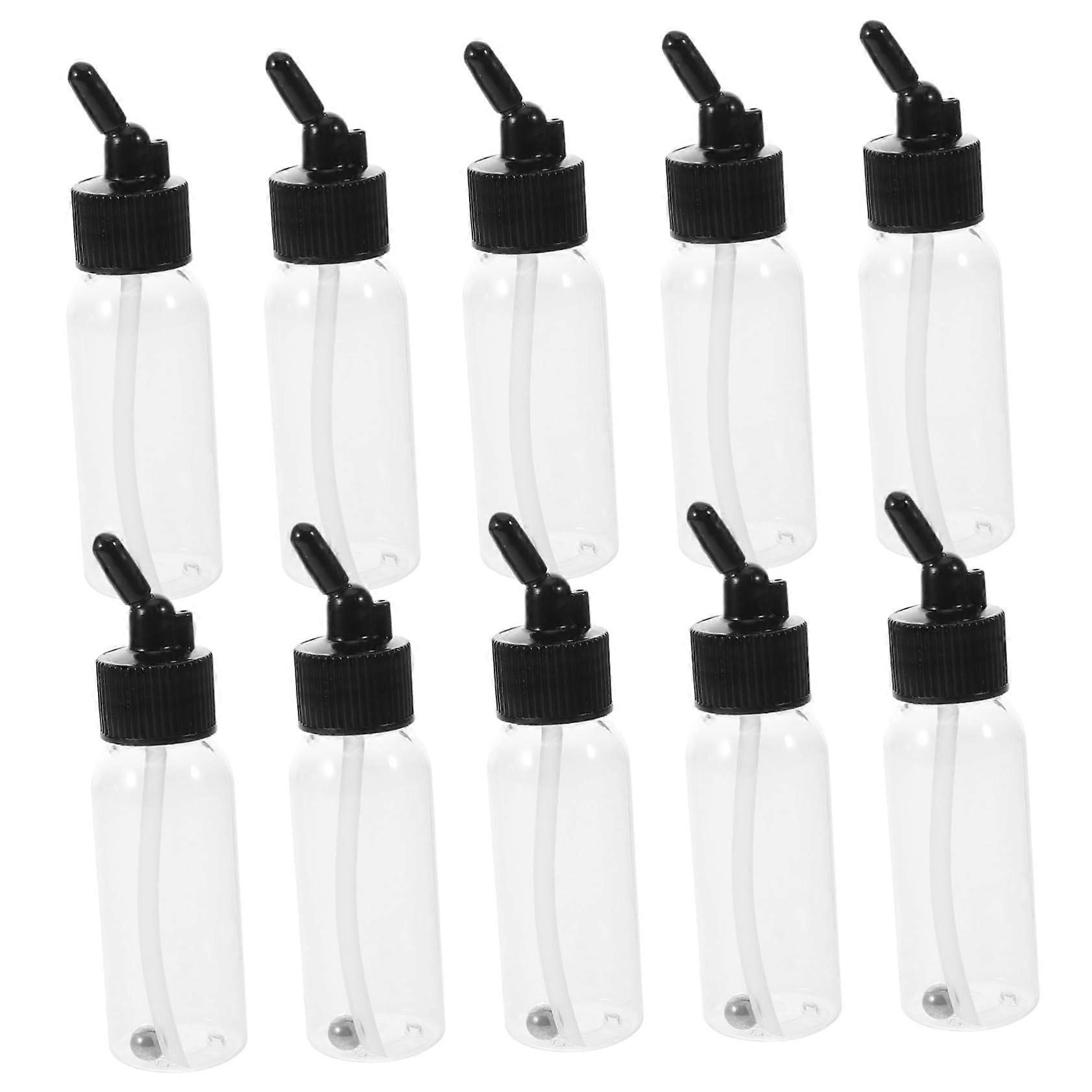 10Pcs 30ml Bottom Suction Airbrush Paint Bottles Leakproof Sealed Design for Consistent Flow