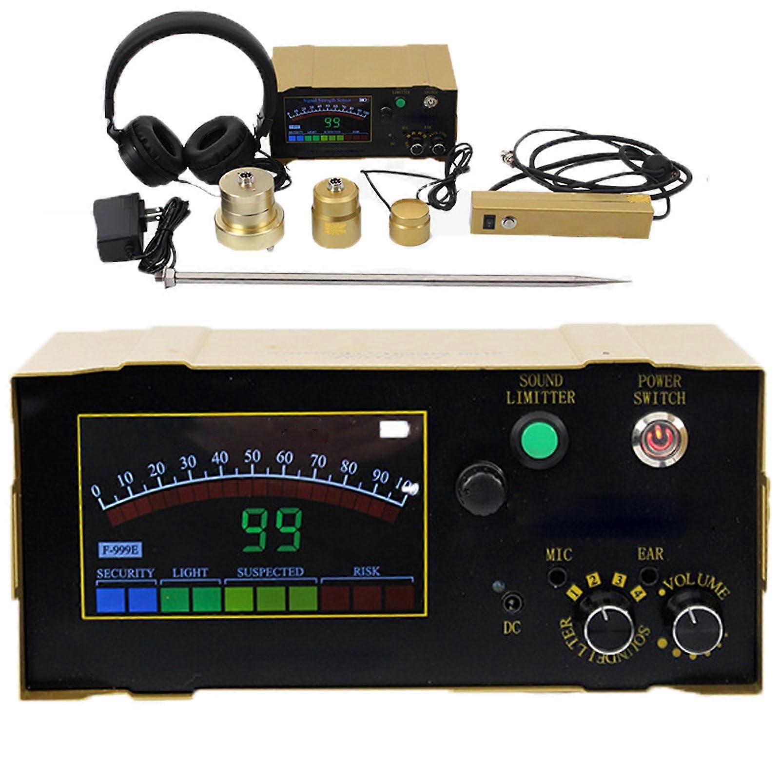 Water Leak Detector with Noise Reduction Sensor, Smart Underground Pipe Leak Locator for Plumbers