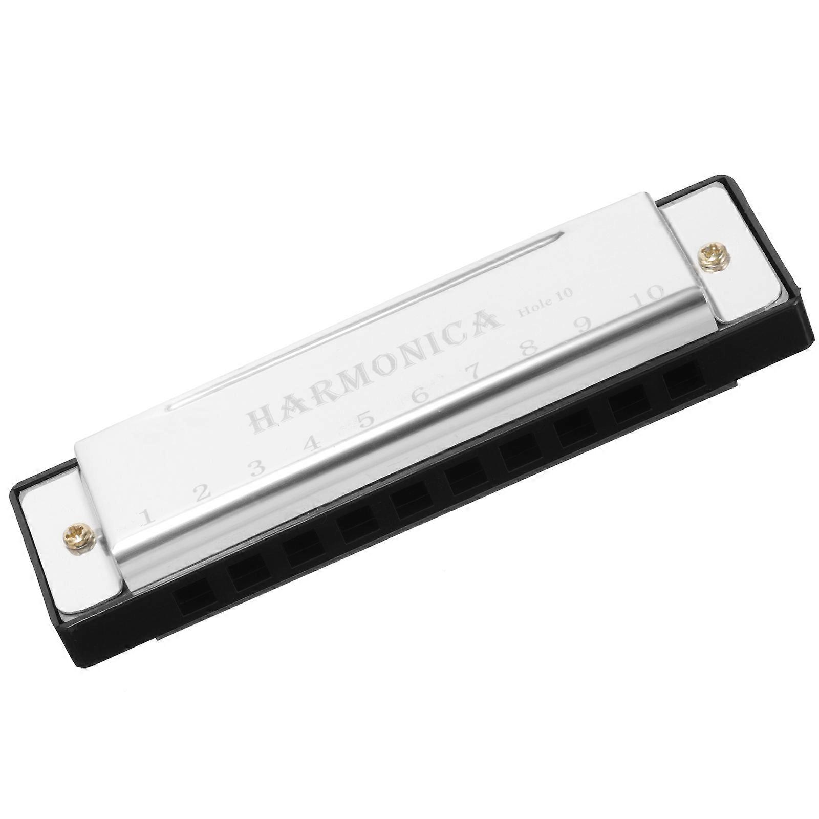 10 Holes Harmonica Toy for Playing Beginner Harmonica with 20 Tones