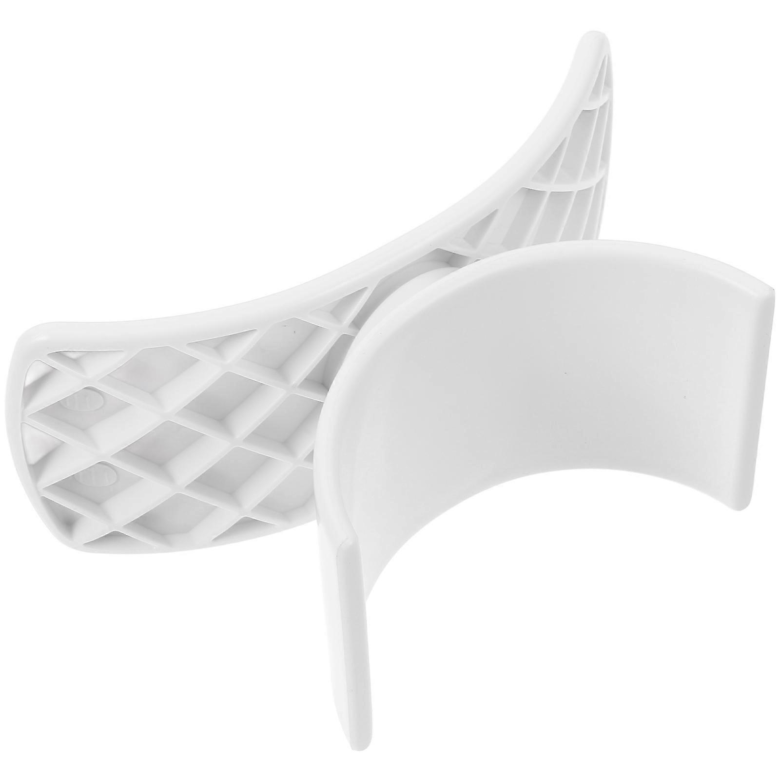 White Nail Armrest U Shaped for Hand Rest and Wrist Support