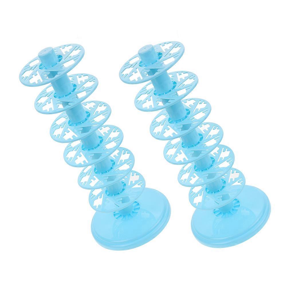 Candy Display Holder for Displaying 2Pcs Plastic Lollipop Display Stands Sky-Blue