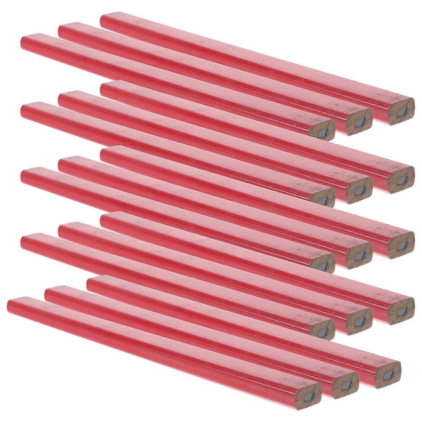 Woodworking Pencil Octagonal Carpenter Wooden Pencil for Drafting 80Pcs