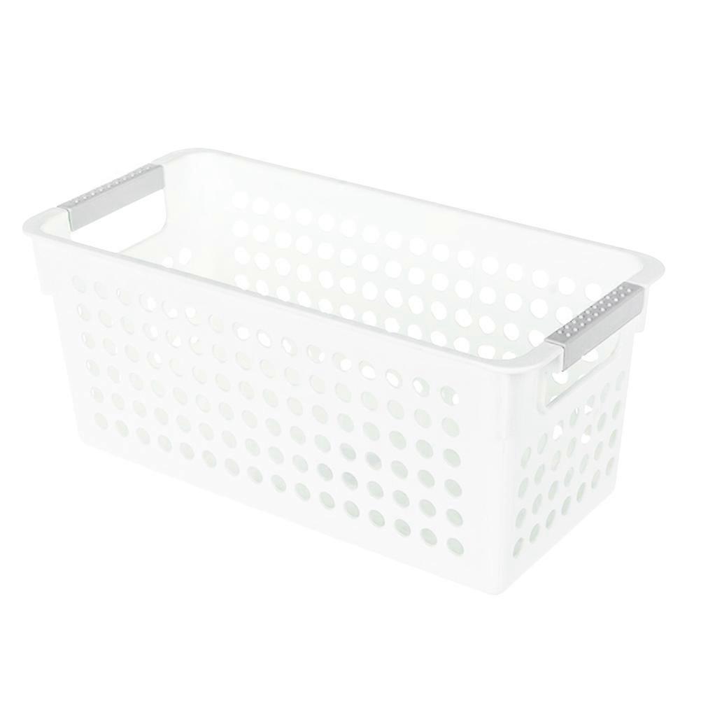 Home Storage Basket Plastic Square Storage Organizer for Storing Things 2Pcs