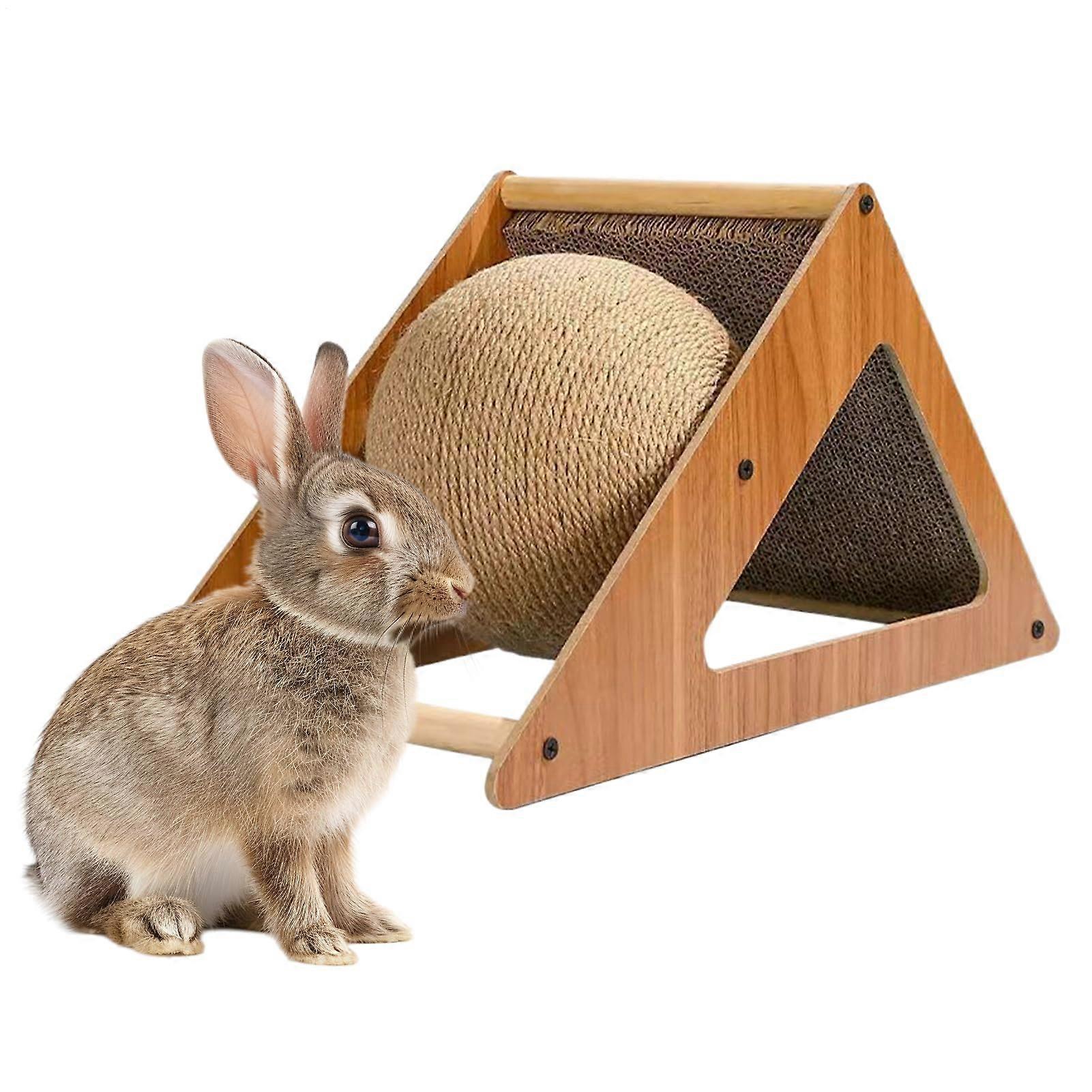 Cat Scratching Ball with TippingResistant Stability for Indoor Cat Exercise and Durable Scratch Training