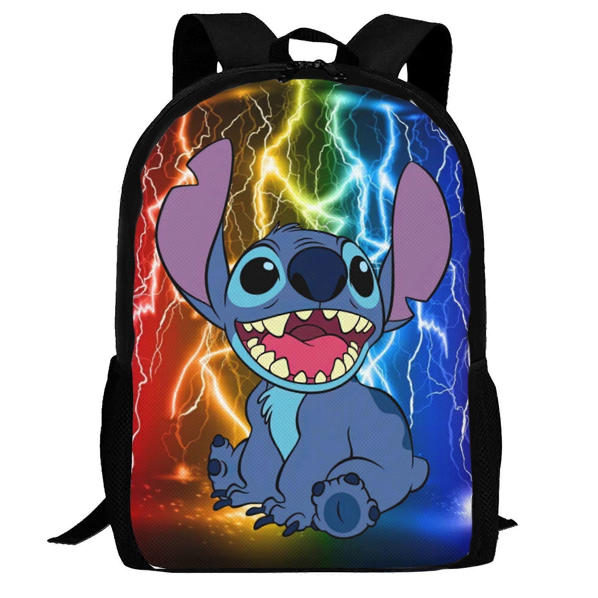 j6989 Lilo & Stitch Backpack for Kids Boys Girls Large Capacity Multifunction School Backpacks Lightweight Sports Travel Laptop Bag Daypack e6989