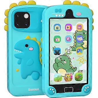 Smartphone infantil com cartão de 32 GB, tela sensível ao toque HD de 4 polegadas, brinquedo para meninas e meninos.