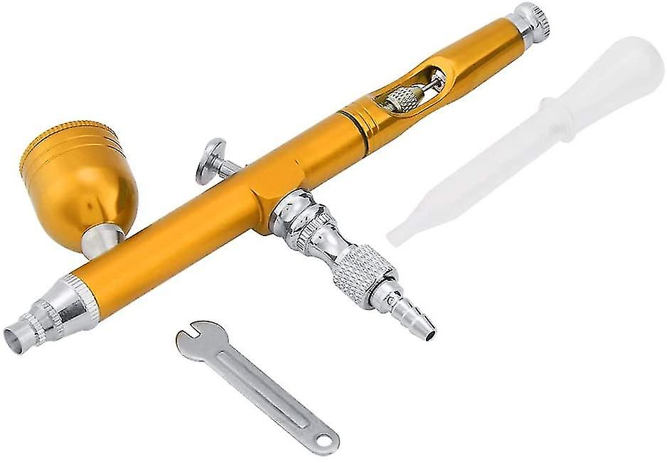 Airbrush Kit, Multi-purpose Gravity Sprayset 7cc Capacity 0.3mm Spray Kit Tools