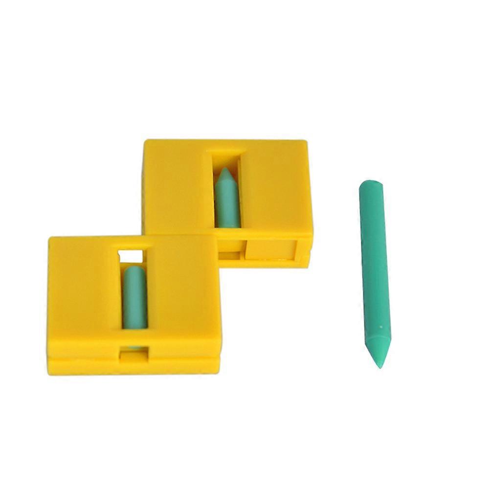 Broken Pen Trick Props Holder 2Pcs for Stage Performance Yellow