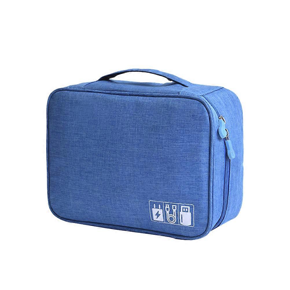 Electronics Accessories Organizer Data Cable Bag for Travel Use