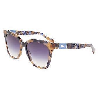 Okulary przeciwsłoneczne LONGCHAMP LO696S 430 NIEBIESKIE HAVANA 54/17/140 DAMSKIE