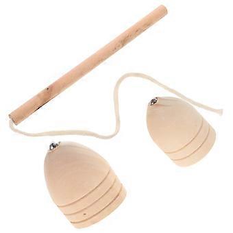 Gyroskop-Rotationsspielzeug aus Holz für Kinder, 2er-Set, traditionelles Spiel