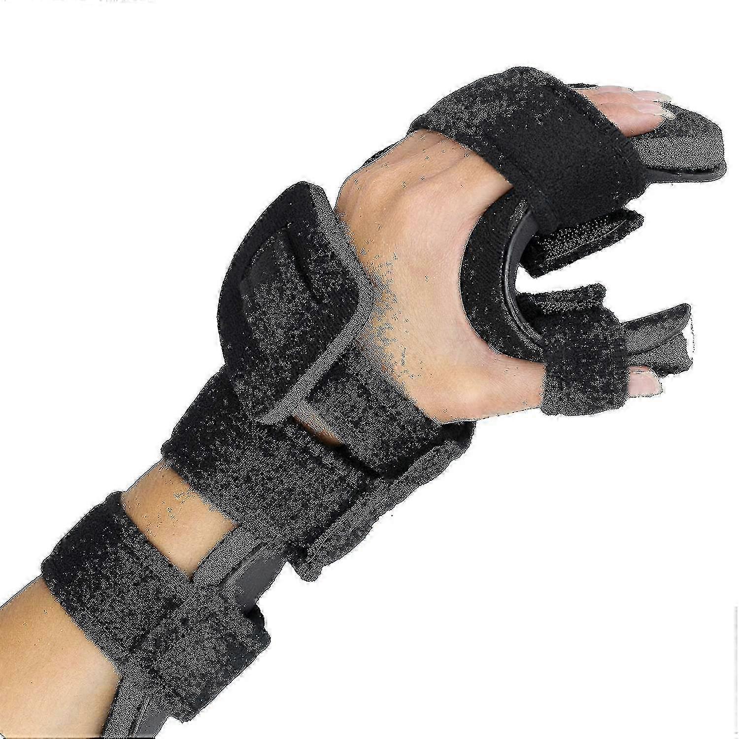Stroke Hand Splint, Soft Resting Splint compatible with Flexion Contractures and Stretch Functional Ease