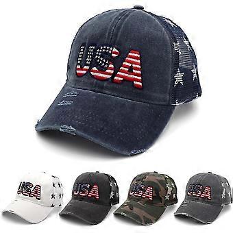 4th of July Hat 250 Anniversary USA Hat American Flag Trucker hat for Women Men Fourth of July Patriotic Eagles Hat