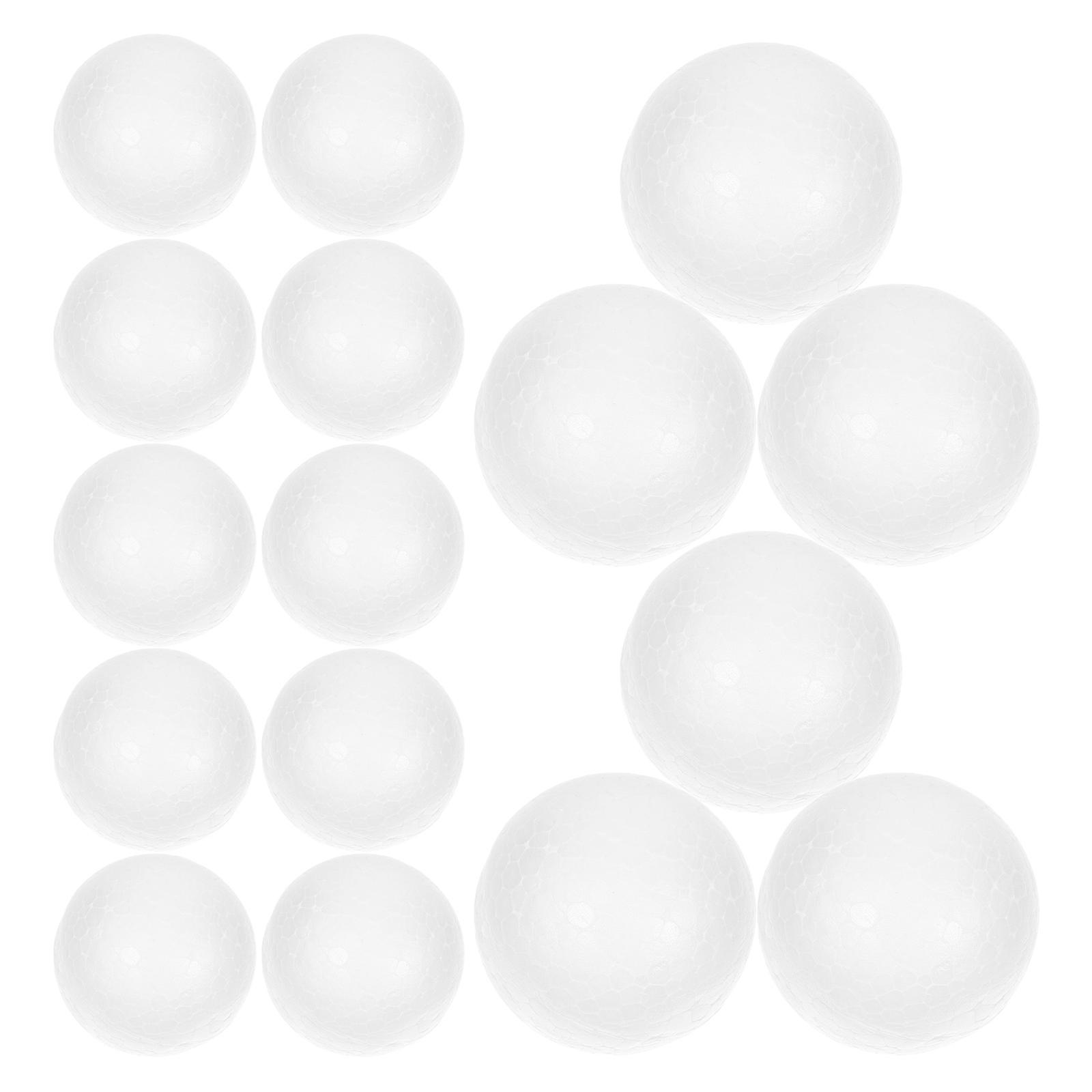 Wedding Decoration Polystyrene Balls Foam Solid Round Balls 100Pcs