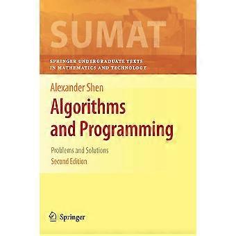 Algorithms And Programming - Alexander Shen - Hardcover - en Book